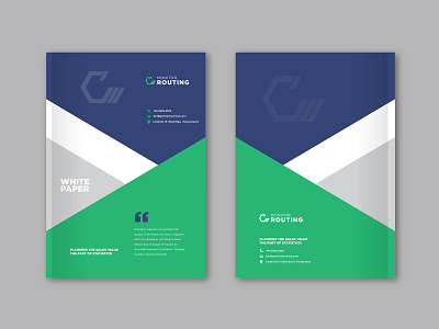 White Paper Cover Design brochure cover cover design white paper design