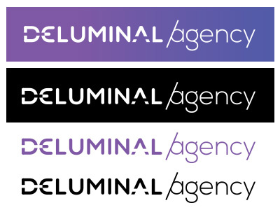 Deluminal Logo Exploration agency design logo web