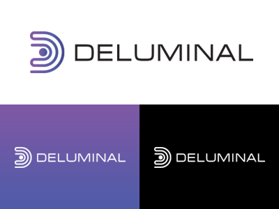 Deluminal Logo agency brand digital logo webdesign webdevelopment website