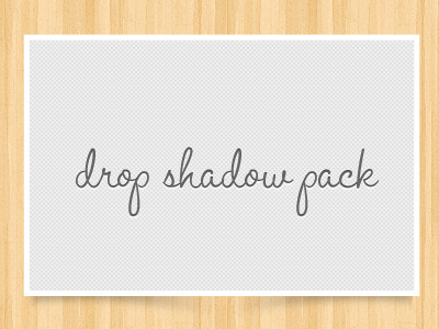 Drop Shadow Pack (freebie) drop shadow freebie shadow ui ux