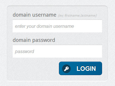 Dashboard Login authentication blue button css fields form gray html icon login ui ux web design