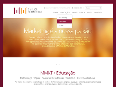 MMKT Blog agency blog design marketing mkt one page ux