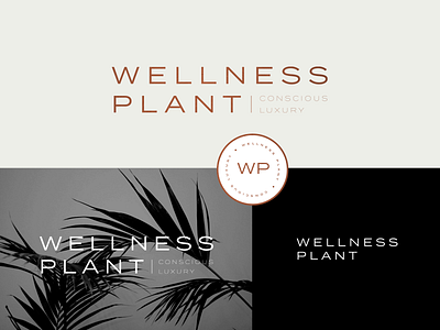 Wellness Plant - Branding brand designer brand identity branding branding design design letter logo logo design logodesign minimal typography typography design typography logo