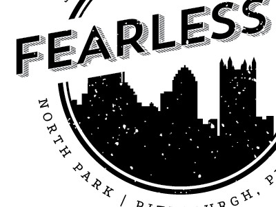 Fearless5k T-Shirt Design pittsburgh