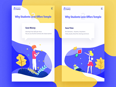 Offers Temple app ui branding darren illustrations offer offers temple pose ui ui design ux web website