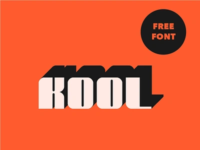 Kool free font funk groove music rhythm typography