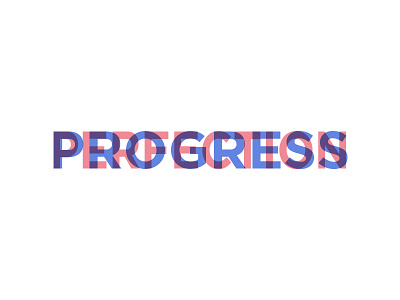 Progress is better than perfection. overlay perfection progress typography