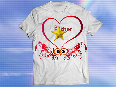 Love father T-shirt amazing t shirt best t shirt design branding fathers day t shirt design graphic design