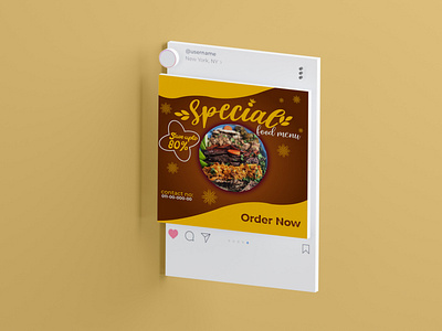 Social media poster design