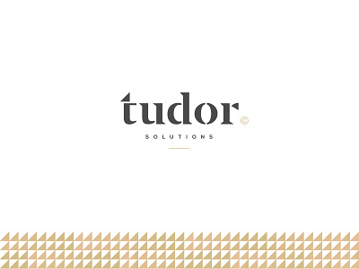 Tudor Solutions - Logo Design branding coaching consulting education logo graphic design law firm lettermark logo luxury logo mark minimal minimalistic school teaching training center typogaphy vintage wordmark