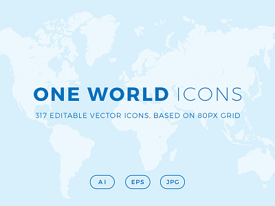 ONE WORLD ICONS - Countries of the World bundle countries icon icons map mark one world outlines set state travel vector