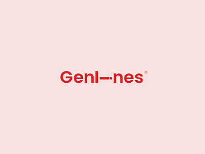 Genlines Minimalistic Logo Design branding clean connection creative custom typo lines logo minimalistic simple type typography wordmark