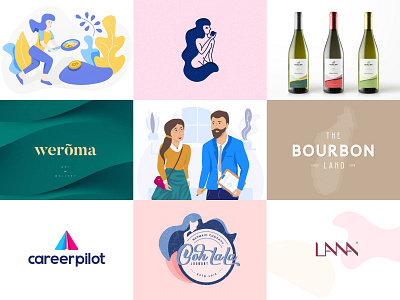 Best of 2018! 2018 best 9 branding character editorial illustration logo mark minimal packaging simple wordmark