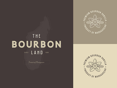 The Bourbon Land - Logo Design