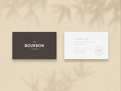 The Bourbon Land - Business Card