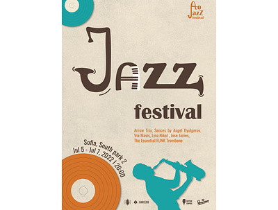 AtoJazz bg design graphic design jazz jazzposter music poster posterdesign