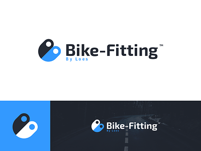 BikeFitting - Logo Design bike blue brand branding design fitting icon identity logo