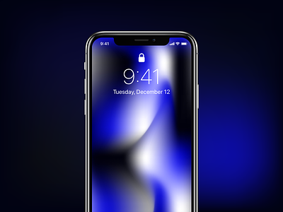 Wallpapers – Highlighted number one📱 apple background black blue designer download free gradient gradients illustrator iphone ui ux wallpaper