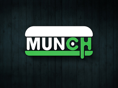 Munch Restaurant logo burger fastfood food truck foods hotdog illustration junk food logo logo design restaurant logo vector