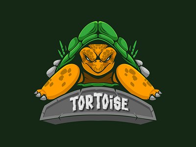 tortoise Mascot Logo cartoon character design gaming illustration logo mascot mascot logo tortoise turtle vector