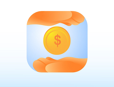 Icon "Reasonable cost " app branding cost finance financial icon illustration low cost money saving