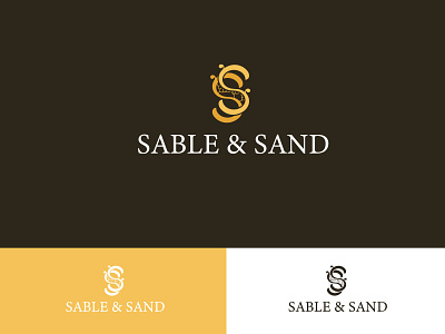 Sable and Sand Luxury logo branding clothing brand feminine lettering logo logo design luxury logo minimal ornamental s