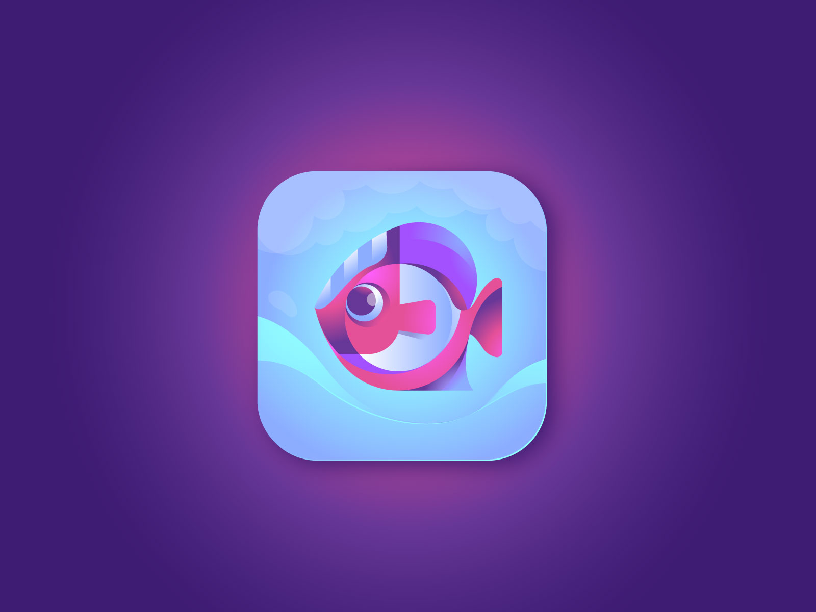 Fish App Icon by DewApples on Dribbble