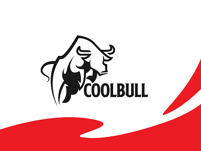 CoolBull Logo angry branding bull cool cow flat horn logo logo inspiration minimal ox