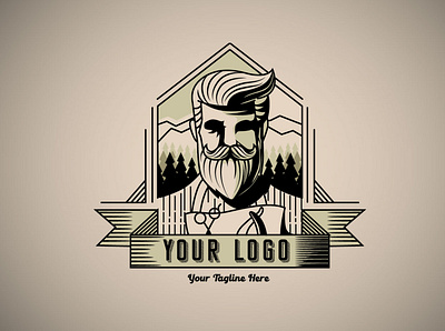 Barber Vintage Logo Inspiration barber branding logo logo design mascot old style retro vintage