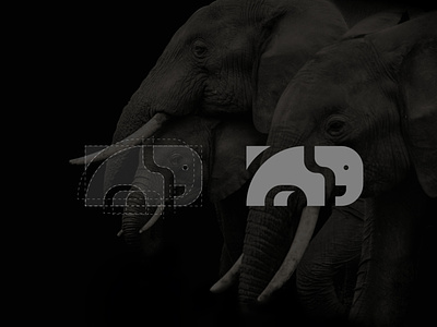 Elephant Minimal Logo animals branding elephant icon logo logo inspiration minimal symbol