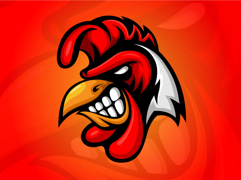 Rooster Logo by DewApples on Dribbble