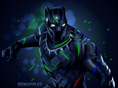 Black panther 2018 2018 blackpanther chadwickboseman comics design disney illustration marvel superhero vector