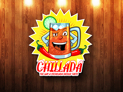Chillada cartoon character chilly design hot icon illustration logo mascot snow sun