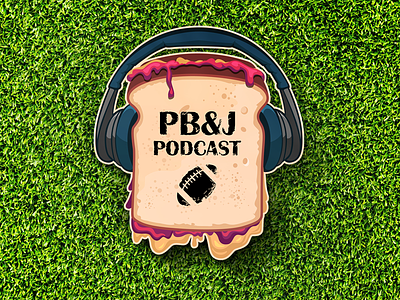 Pb&J butter logo mascotlogo musical pb pbandj podcast streaming