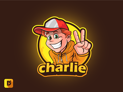 Charlie boy cartoon charlie icon illustration kids logo mascot mascotlogo