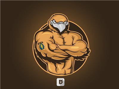 Hawk Mascot esports gaming hawk illustration logo mascot streaming