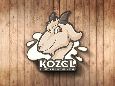 Kozel animals character clipart cute design farm funny got got milk icon illustration logo logo design mascot logo