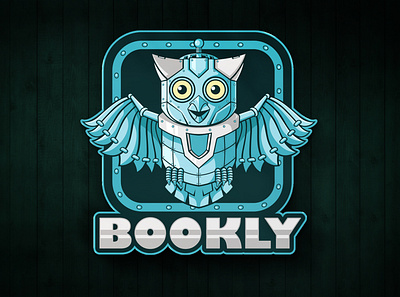 Bookly branding character gaming icon illustration mascot mascot logo mascotlogo owl owl logo robot robot bird technology