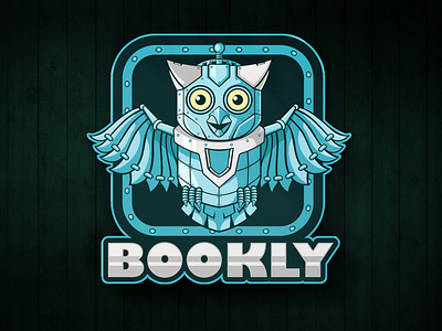 Bookly branding character gaming icon illustration mascot mascot logo mascotlogo owl owl logo robot robot bird technology