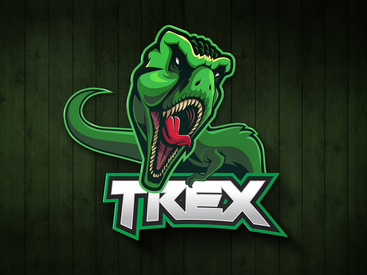 TREX MASCOT LOGO by DewApples on Dribbble