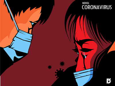 Novel Coronavirus China china disease health illustration mask novel patients tragedy vaccine virus