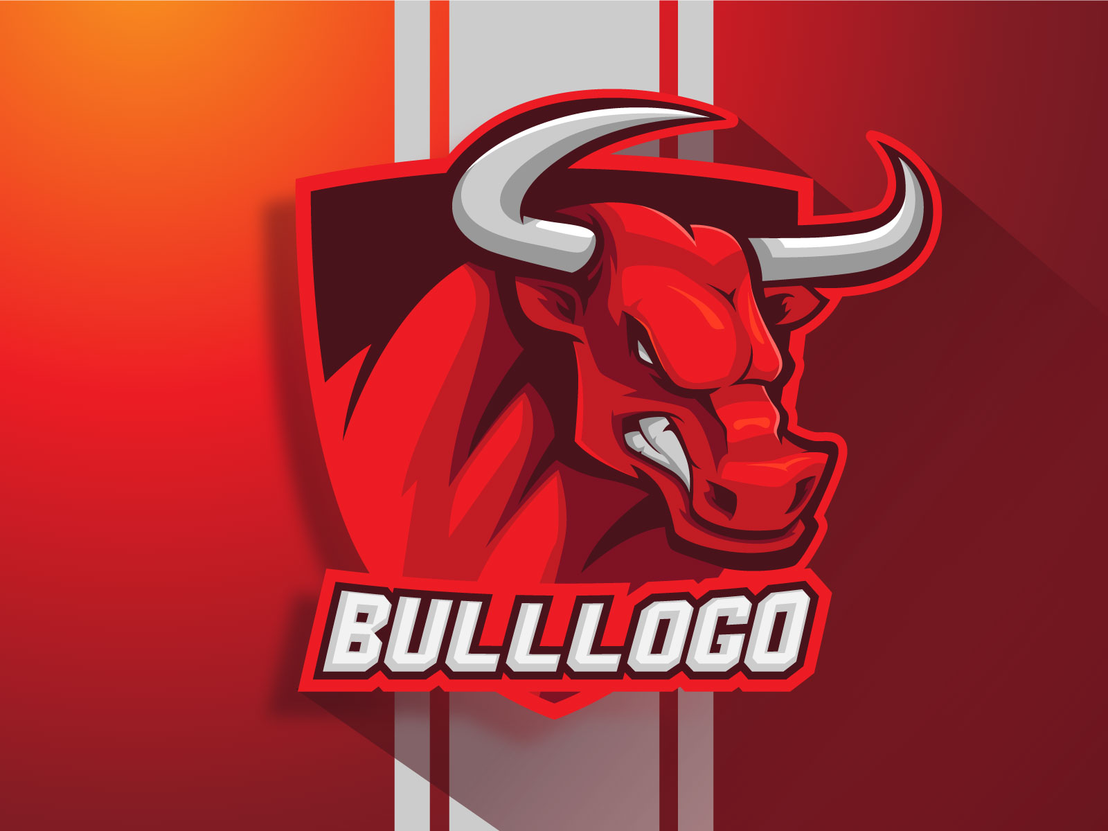 BULL Mascot logo by DewApples for Tistio on Dribbble