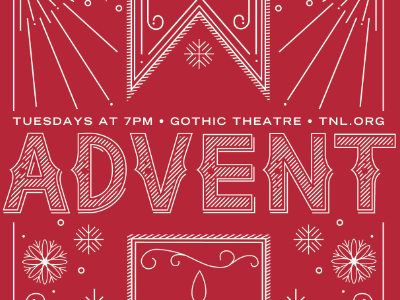 ADVENT advent christmas lettering line art red ribbon snow