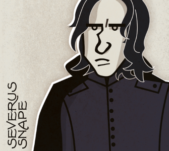 s is for snape harry potter illustration severus snape visual letter a day