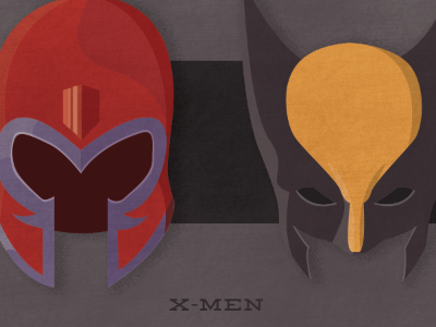 x is for x-men illustartion visual letter a day x men