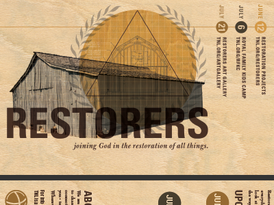 restorers - final design print restore tnl church