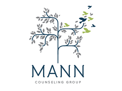 Mann Counseling Group brand design growth illustration logo tree