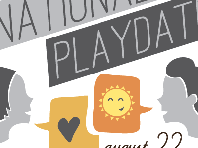 national playdate design illustration logo moms mops play