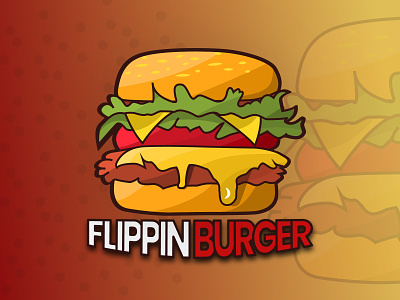 Burger modern logo illustration animation branding burger charrecter chese delicious design eat food graphic design humberger illustration logo meat motion graphics muscot seal ui vadge vector