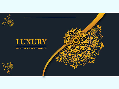 Luxury mandala background with golden arabesque pattern arabic background design flower foyel gold graphic graphic design islamic logo luxury mandala ornament pattern ramadan royals template wedding